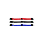 XS Size Dog Puppy Pet Collar Adjustable Nylon Toy Pink Blue Red Black - Yellow