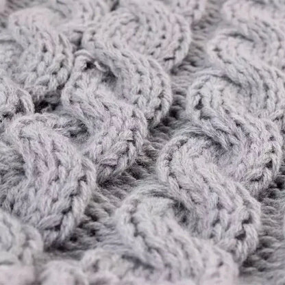 Puppy Dog Jumper Winter Warm Knitted Sweater Pet Clothes Small Dogs Coat Thermal S Size - Grey