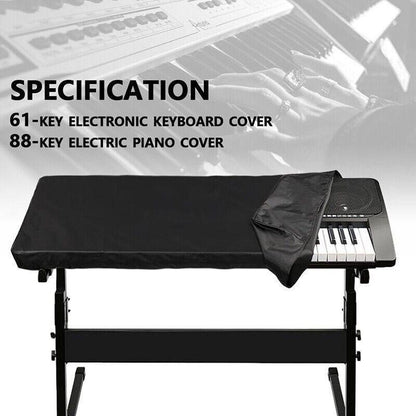 61/88 Key Piano Keyboard Dust Cover For Electronic Keyboard And Digital Piano - 61 Key