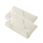 1/2PCS Memory Foam Neck Pillow Wavy Contour Slow Rebound Pillow - 55x35x11cm-2pcs