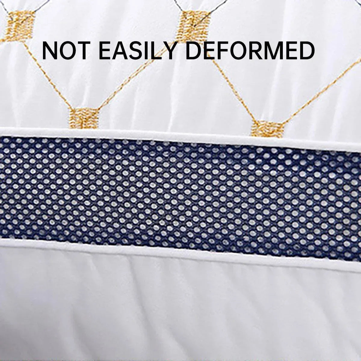 1/2pcs High Rebound Feather Velvet Pillow Washable Soft Bed Cushion Core Support - 800g