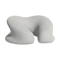 Universal Massage Table Face Cushion Pillow U Shape Head Face Down Rest Pillow - Light Grey