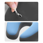 Universal Massage Table Face Cushion Pillow U Shape Head Face Down Rest Pillow - Light Grey