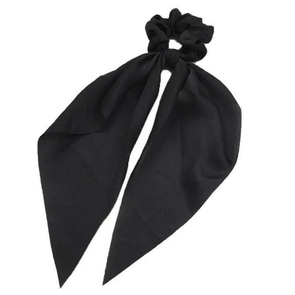 Chiffon Ponytail Scarf Bow Elastic Hair Rope Tie Scrunchies Ribbon Hair Bands - 12