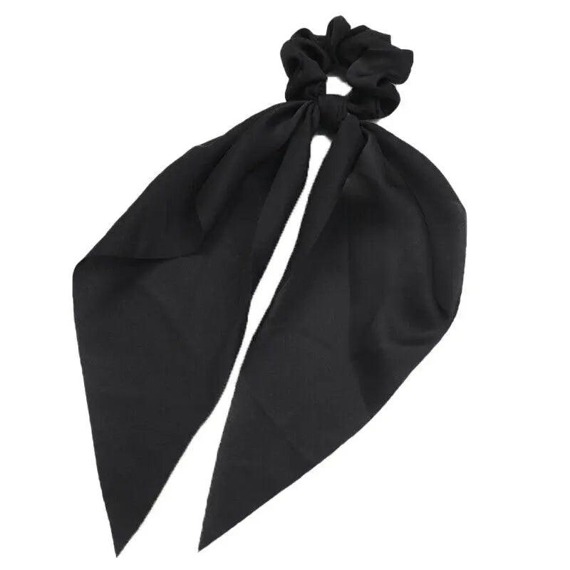 Chiffon Ponytail Scarf Bow Elastic Hair Rope Tie Scrunchies Ribbon Hair Bands - 15