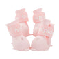 4pcs Cartoon Pet Rain Boots Waterproof Non-Slip Wear-Resistant Shoes for Dogs - Pink - L