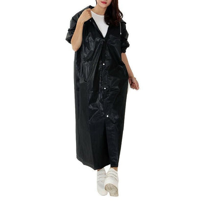 Waterproof Raincoat Jacket Mens Womens Long Hooded Rainwear Eva Rain Coat Au