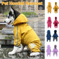 Waterproof Four Corner Pet Raincoats In Large Medium And Small Sizes Are Suitable For Dogs - Orange - M
