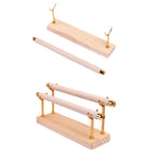 Simple Wooden Jewellery Organizer Rack Ring Display Stand for Rings Earrings - Single