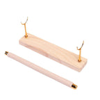 Simple Wooden Jewellery Organizer Rack Ring Display Stand for Rings Earrings - Single