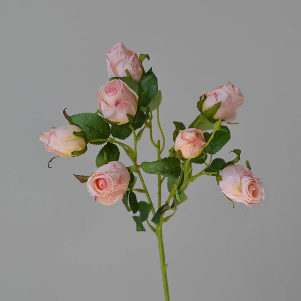 3PCS 7-Head Artificial Rose Decor Realistic Flower Table Centerpiece Decoration