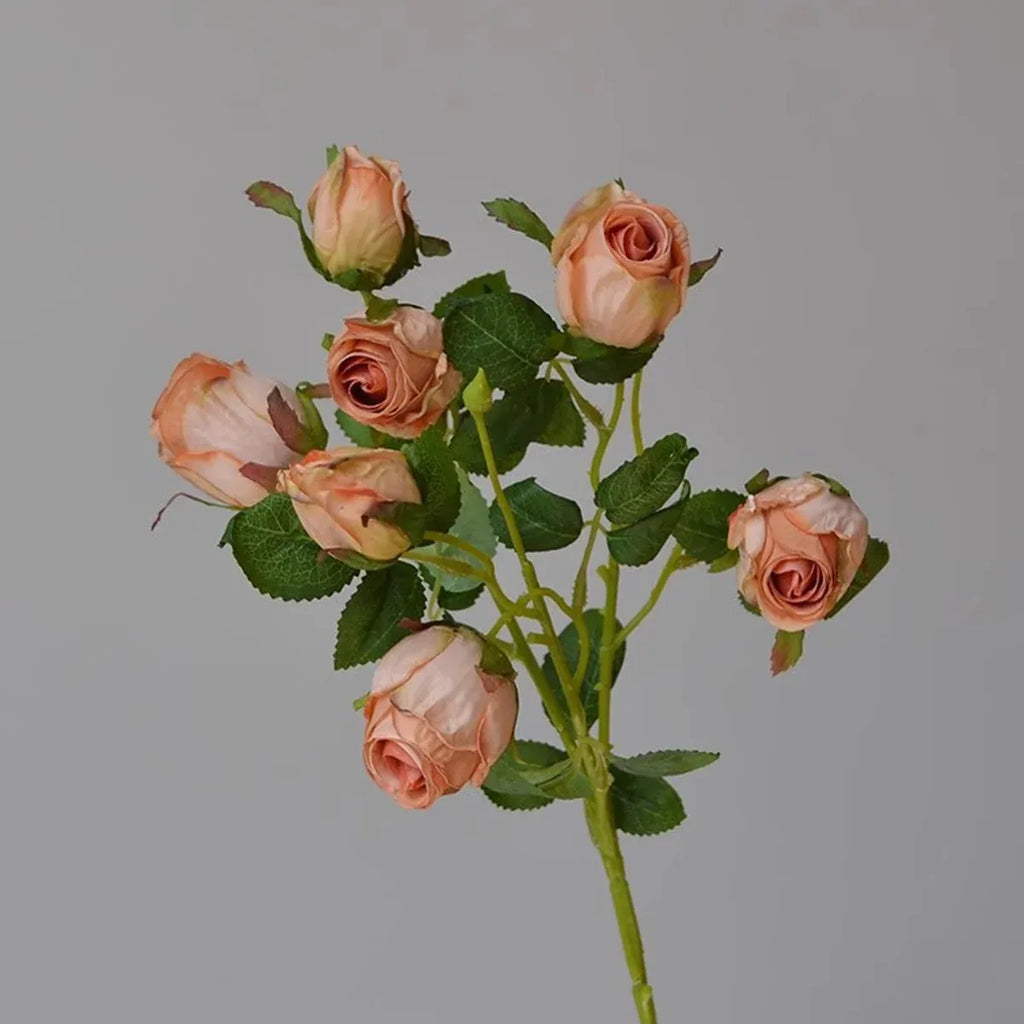 3PCS 7-Head Artificial Rose Decor Realistic Flower Table Centerpiece Decoration