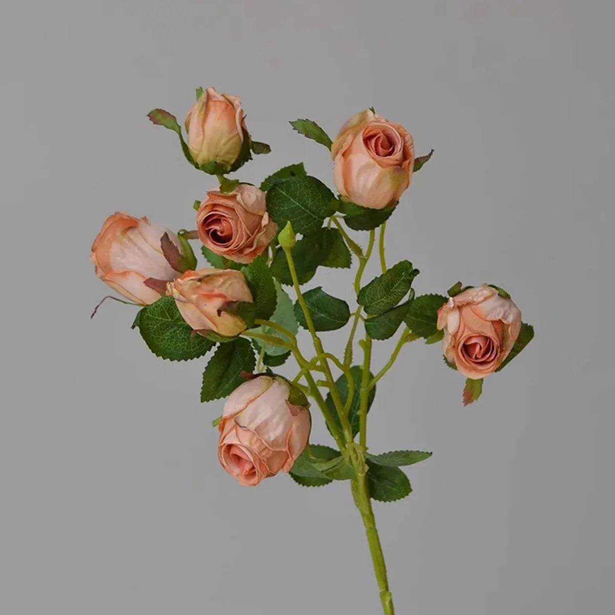 3PCS 7-Head Artificial Rose Decor Realistic Flower Table Centerpiece Decoration