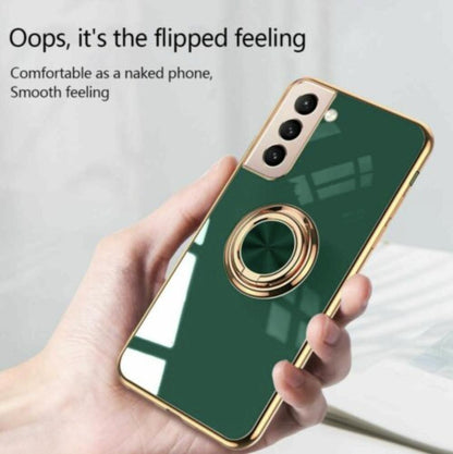 Black Shockproof Ring Holder Case Cover for Samsung S22 Ultra Plus Note 20 - Samsung Galaxy Note20