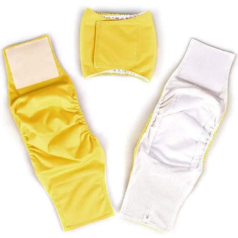 S Male Dog Puppy Nappy Diaper Belly Wrap Band Sanitary Pants Underpants - Grey