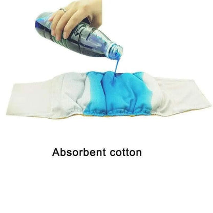 S Male Dog Puppy Nappy Diaper Belly Wrap Band Sanitary Pants Underpants - Grey