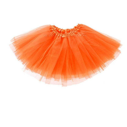 Womens Tulle Tutu Skirt Dressup Party Costume Ballet  Dance Wear - Rose red