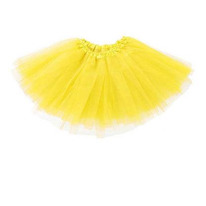 Womens Tulle Tutu Skirt Dressup Party Costume Ballet  Dance Wear - Rose red