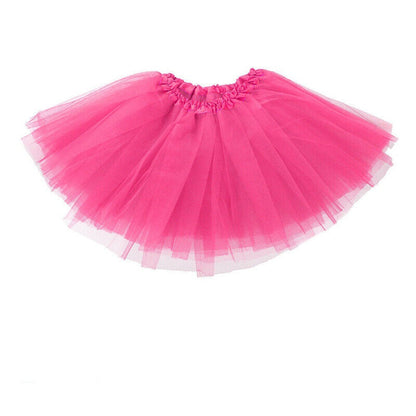Girls Tutu Skirt Princess Dressup Party Costume Ballet Dancewear - Green