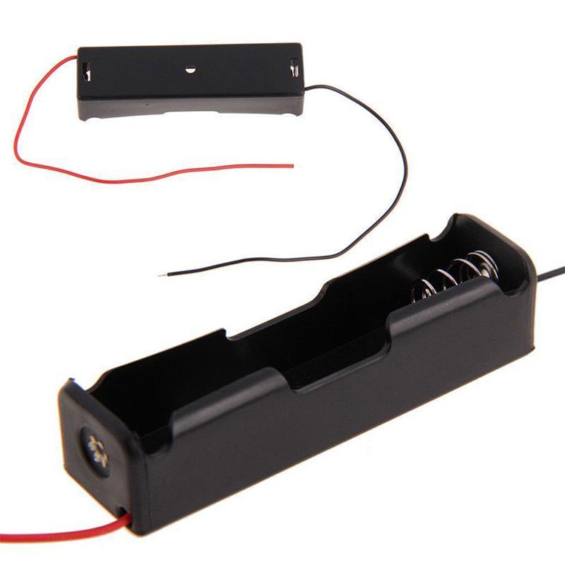 8 Pack 18650 Single Battery Holder Case Rechargeable 18650 Wire Lead Lithium