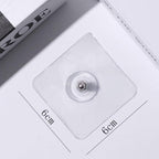10X Punch-Free Adhesive Wall Hanging Hooks - 14mm