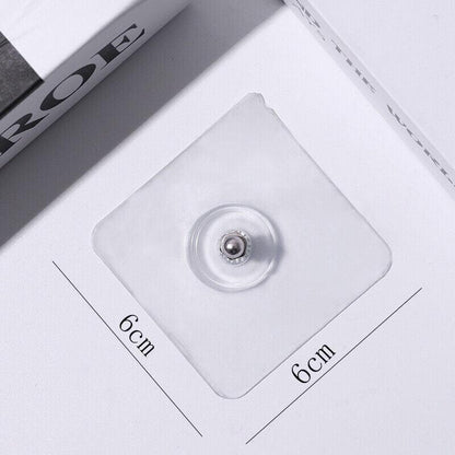 10X Punch-Free Adhesive Wall Hanging Hooks - 6mm