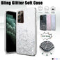 For Samsung Galaxy S20 Fe S21 Ultra S20 Shockproof Bling Glitter Soft Case Purple - For Samsung S21Ultra/S30Ultra