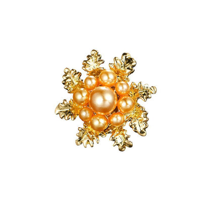 Imitation Pearl Brooch Elegant Jewelry Fashion Accessory Women Ladies Gift - Sliver