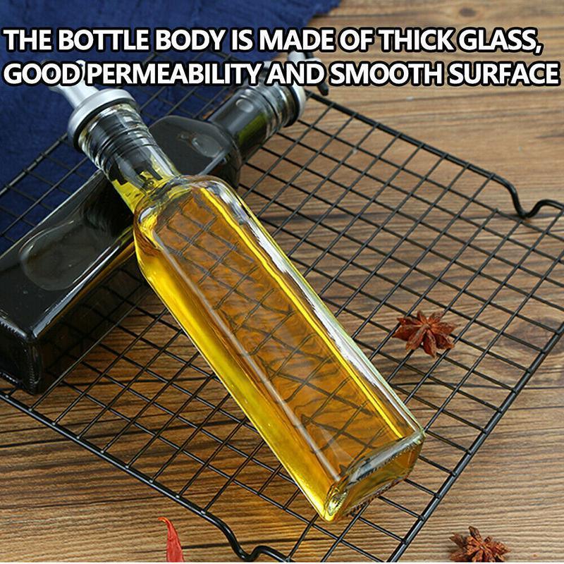 250/500ml Olive Oil Vinegar Pourer Dispenser Glass Bottle Kitchen Tools Cooking - 1 PCS/500 ML