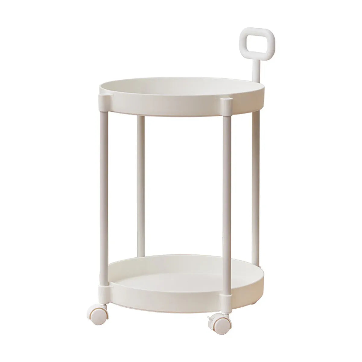 Cream Style Home Coffee Table Movable Creative Sofa Side Table Bedside Table