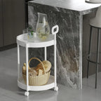 Cream Style Home Coffee Table Movable Creative Sofa Side Table Bedside Table