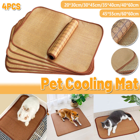 Pet Mat Kennel Cushion Dog Cat Bed Sleeping Pad Soft Washable for Crate Floor - 35x40cm