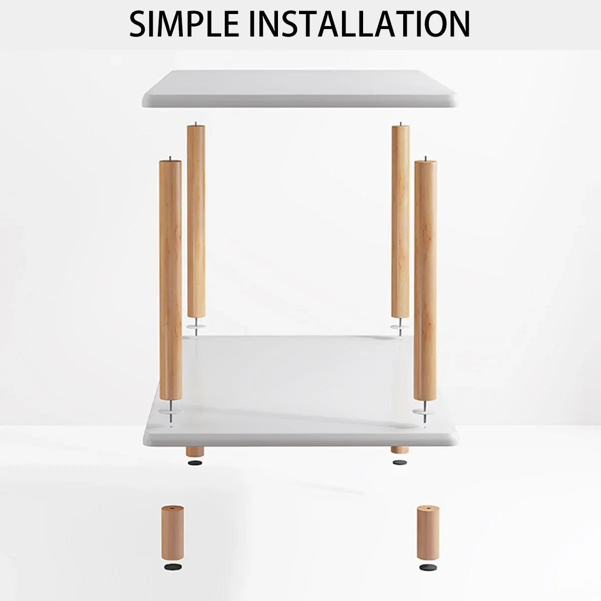 Sofa Coffee Table Household Storage Rack Living Room Furniture Shelf Organizer
