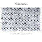 Washable Anti Slip Bathroom Mat Toilet Seat Lid Cover Pedestal Rug Bath Carpet - Set B