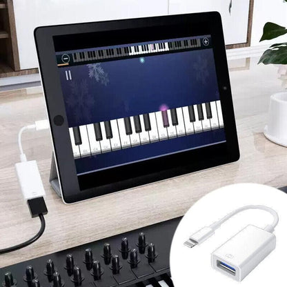 For Iphone Or Type C To Usb Otg Data Cable Adapter Male 3.0 A Female Converter - Type-C