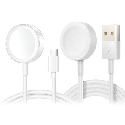Apple Watch Iwatch Series 6/5/4/3/2/1 Magnetic Charger Usb / Type-C Charging Cable - USB 1PC