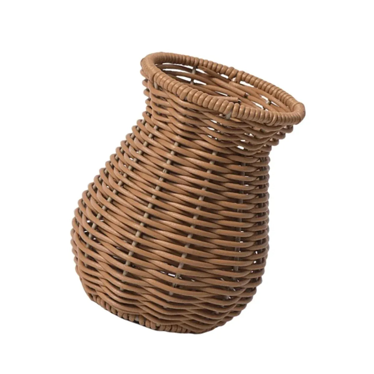 Beautiful Wicker Hand Woven Vase Farmhouse Boho Lightweight Decor Creative Decor
