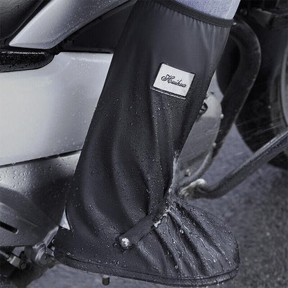 Waterproof Boot Gear Reusable Overshoe Rain Shoe Covers Anti-Slip Shoe Cover - M