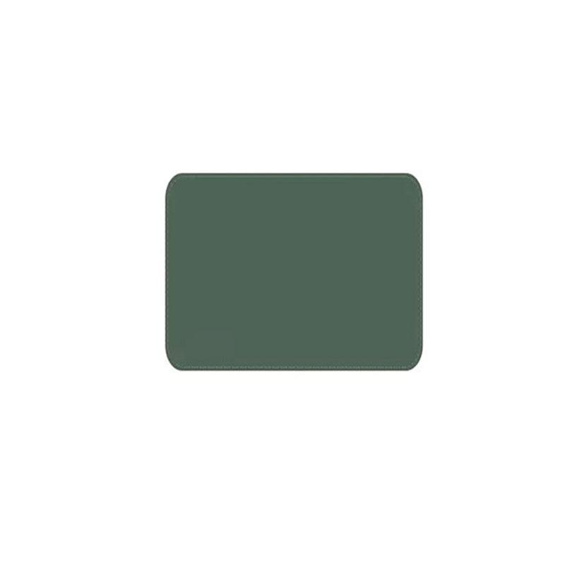 Leather Mouse Pad 30x25.5cm Waterproof Gaming Desk Mat Anti Slip Rubber Mousepad - Wine Red