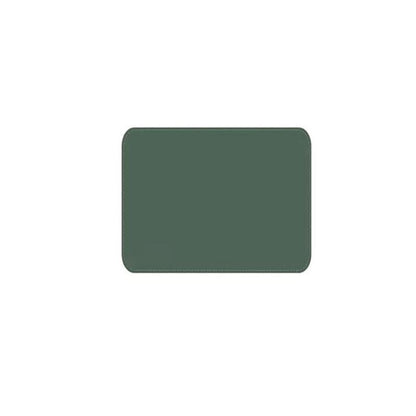 Leather Mouse Pad 30x25.5cm Waterproof Gaming Desk Mat Anti Slip Rubber Mousepad - Wine Red
