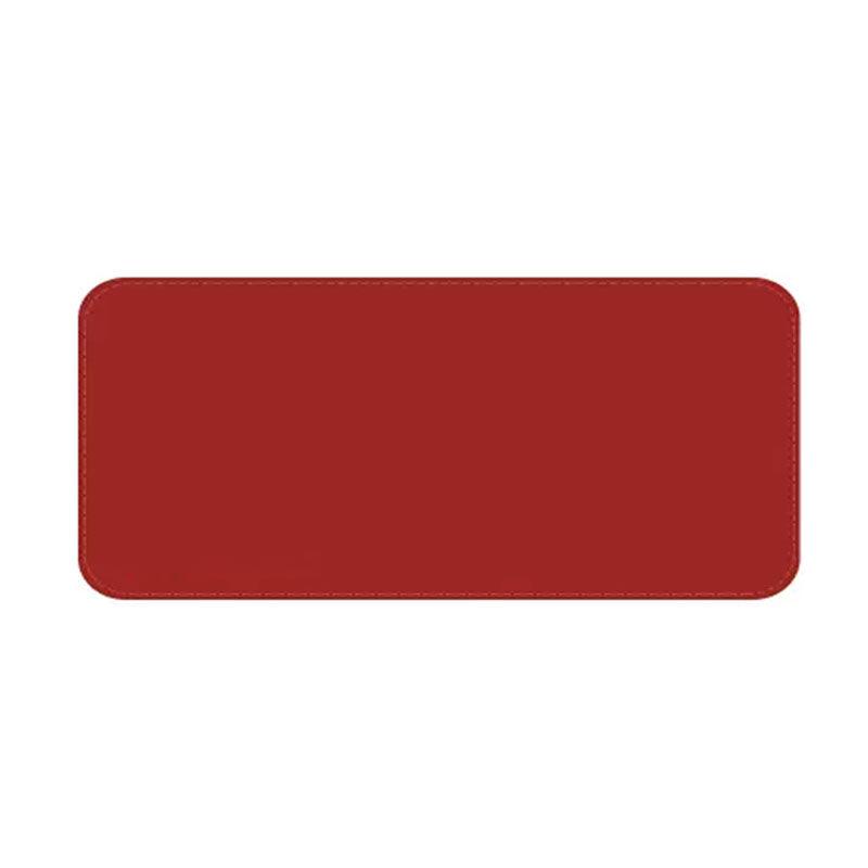 60*30Cm Leather Mouse Pad Gaming Waterproof Mousepad Desk Mat Anti-Slip Rubber - Wine Red