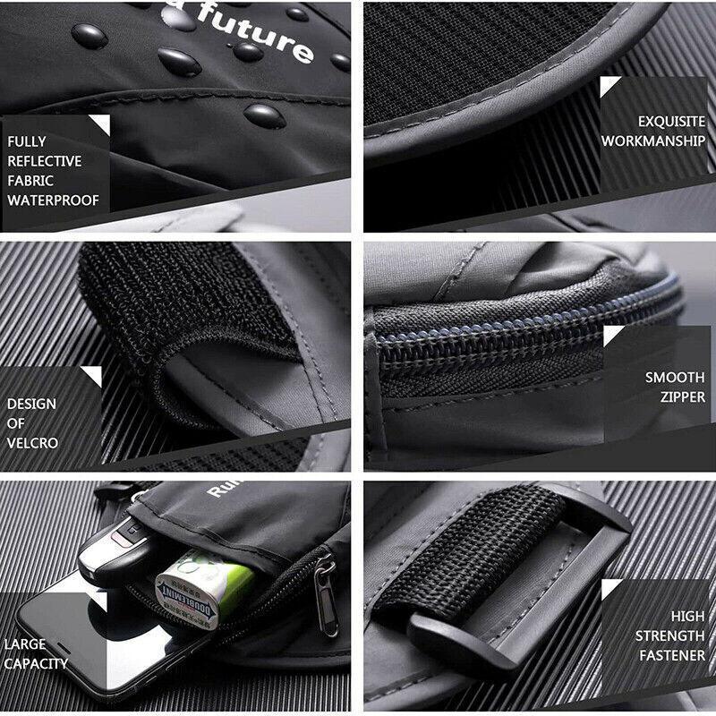 Universal Outdoor Sports Armband Case Phone Holder Gym Running Jogging Arm Band - Yellow