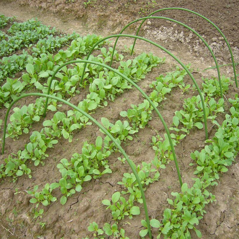 6PCS Greenhouse Plant Hoops Garden Tunnel Support for Row Covers and Netting