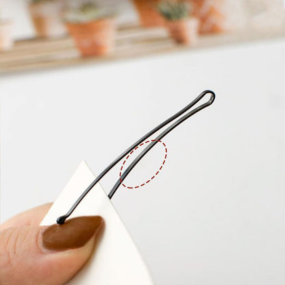 40 PCS Short Black Waved Hair Pins Bobby Pins Grips Salon Dance Hair Accessories - Short Wave Clip