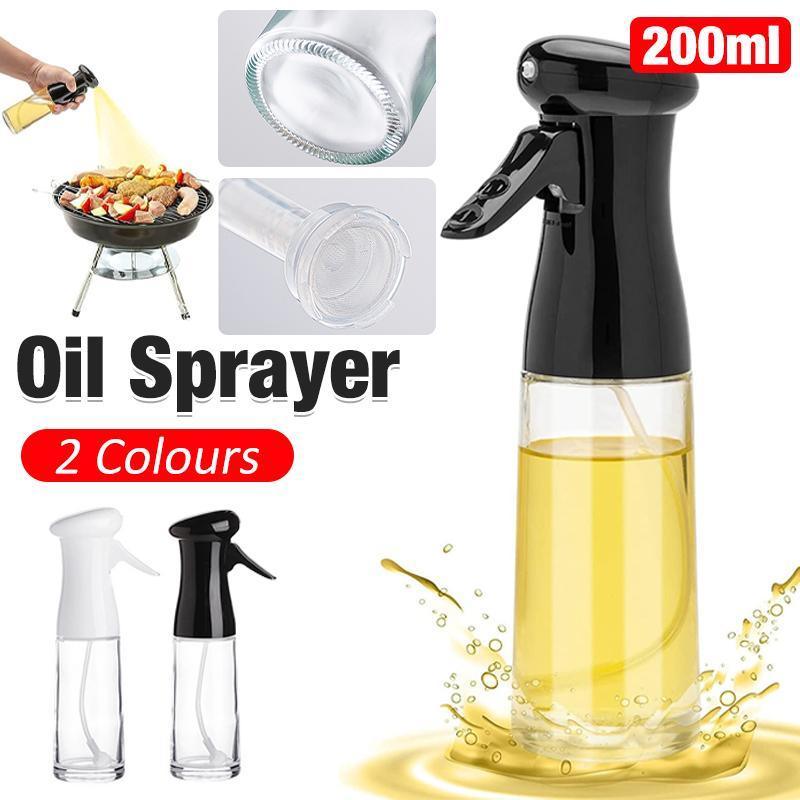 Olive Oil Sprayer Dispenser Cooking Baking BBQ Spray Bottle Kitchen Tool HG - Black