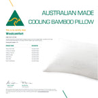 Luxor Australian Made Bamboo Cooling Pillow Standard Size Twin Pack