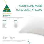 Luxor Australian Made Hotel Quality Pillow Standard Size Twin Pack