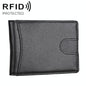 Mini Crazy Horse Leather Rfid Wallet - Antimagnetic