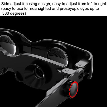 Adjustable Focus Fishing Binoculars with Tricolour Lens - 3x Magnification