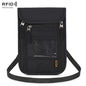 Secure Neck Bag for Passport and Phone - Multi-functional - Black